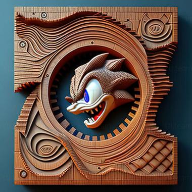 3D model Sonic R game (STL)